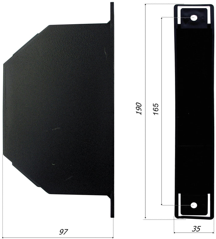CASSETTA CUSTODIA PER AVVOLGITORI SEMINCASSO mt. 6-8 interasse mm. 165