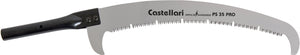 Castellari SEGACCIO CURVO DOPPIA LAMA E DENTE SCARICO PS 35 PRO cm. 35 - attacco aste telescopiche