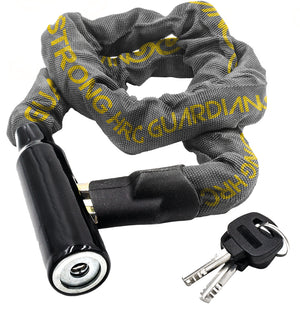 CATENA ANTIFURTO QUADRA CON LUCCHETTO Ø mm.8 x cm. 100