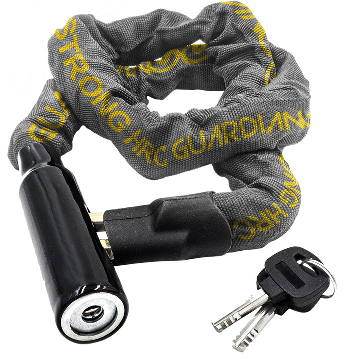 CATENA ANTIFURTO QUADRA CON LUCCHETTO Ø mm.8 x cm. 100