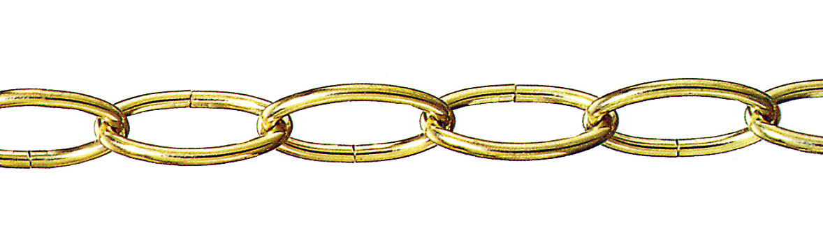 CATENA PER LAMPADARI OVALE  Ø filo mm. 3,2 25.00 metri