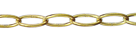 CATENA PER LAMPADARI OVALE  Ø filo mm. 3,2 25.00 metri