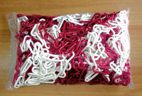 CATENA SEGNALETICA MT.25 col. Bianco/Rosso Ø mm. 8