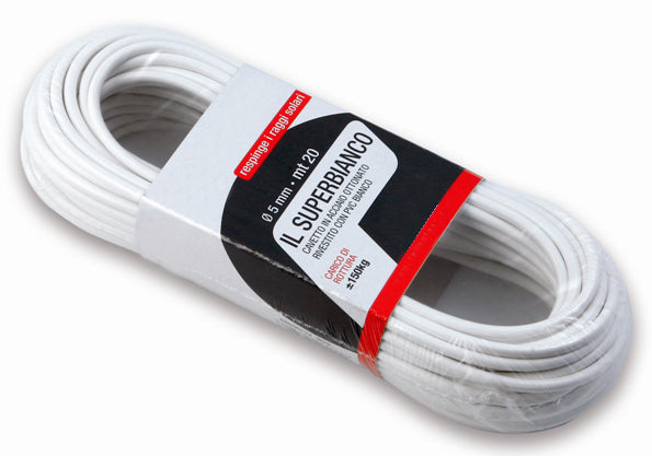 CAVETTO STENDIBIANCHERIA IL SUPERBIANCO  Ø mm. 5 - mt. 20