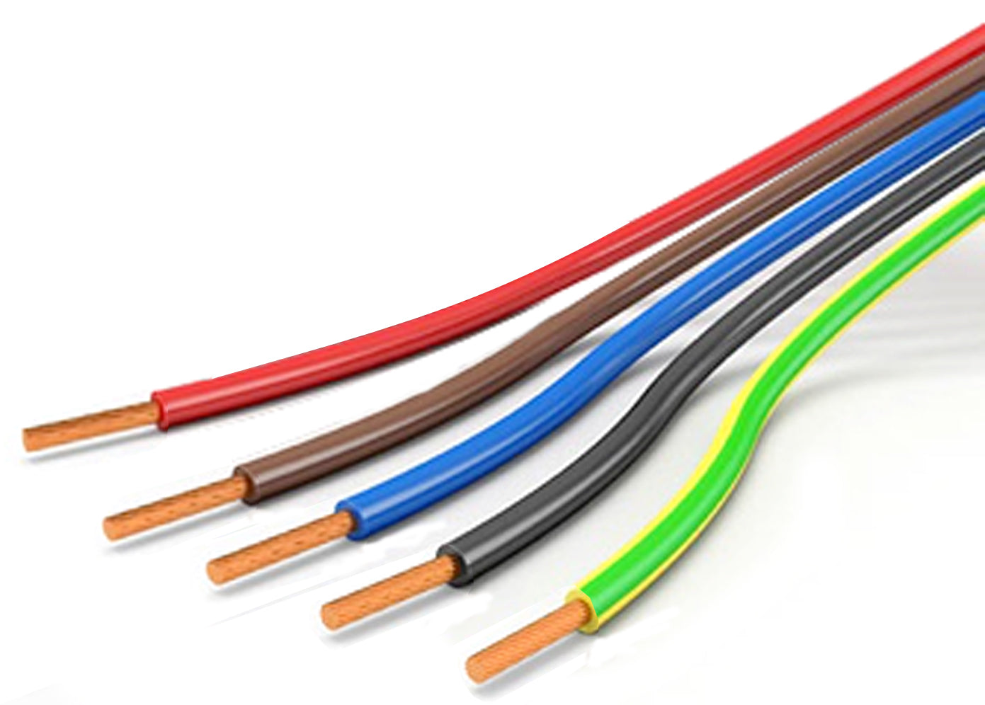 CAVO UNIPOLARE FLESSIBILE FS17 RT.100 MT. Sezione 1x2,5 col. Rosso