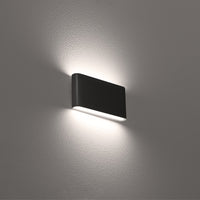 Century APPLIQUE BIDIREZIONALE RETTANGOLARE LED FORMA 12 W-820 lm-3.000K /4.000K/6500K Col. Nero