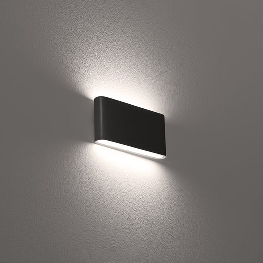 Century APPLIQUE BIDIREZIONALE RETTANGOLARE LED FORMA 12 W-820 lm-3.000K /4.000K/6500K Col. Nero