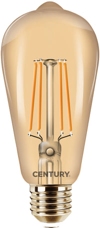 Century LAMPADA A FILAMENTO LED EPOCA EDISON E27 Luce calda  8 W - 806 lumen 10.00 pz