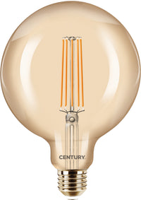 Century LAMPADA A FILAMENTO LED EPOCA GLOBO E27 Luce calda  8 W - 806 lumen 5.00 pz