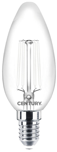 Century LAMPADA A FILAMENTO LED INCANTO WHITE CANDELA E14 Luce calda  4,5 W - 470 lumen 10.00 pz