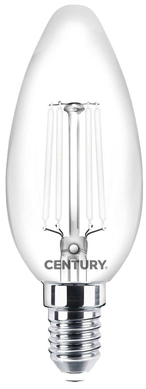 Century LAMPADA A FILAMENTO LED INCANTO WHITE CANDELA E14 Luce calda  4,5 W - 470 lumen 10.00 pz