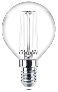 Century LAMPADA A FILAMENTO LED INCANTO WHITE SFERA E14 Luce calda  4,5 W - 470 lumen 10.00 pz