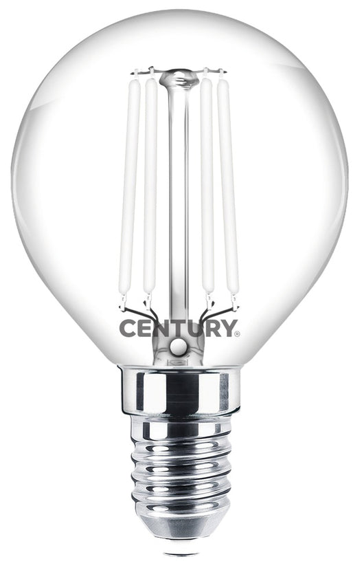 Century LAMPADA A FILAMENTO LED INCANTO WHITE SFERA E14 Luce calda  4,5 W - 470 lumen 10.00 pz