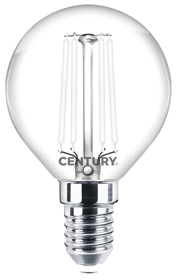 Century LAMPADA A FILAMENTO LED INCANTO WHITE SFERA E14 Luce calda  4,5 W - 470 lumen 10.00 pz