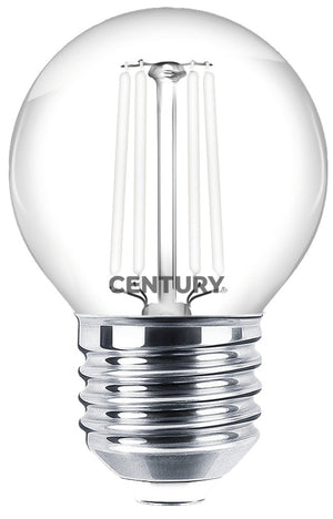 Century LAMPADA A FILAMENTO LED INCANTO WHITE SFERA E27 Luce naturale 4,5 W - 470 lumen 10.00 pz