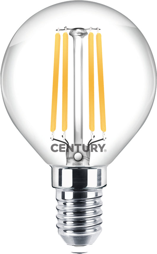 Century LAMPADA A FILAMENTO LED SFERA E14 Luce calda  6 W - 806 lumen 10.00 pz