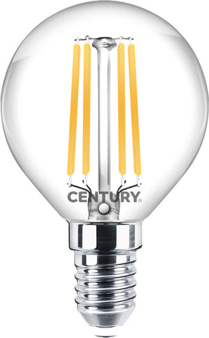 Century LAMPADA A FILAMENTO LED SFERA E14 Luce naturale  4 W - 470 lumen 10.00 pz