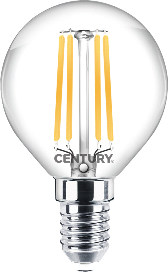 Century LAMPADA A FILAMENTO LED SFERA E14 Luce naturale  4 W - 470 lumen 10.00 pz