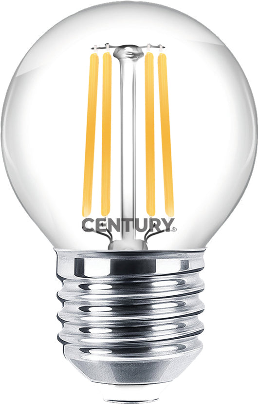Century LAMPADA A FILAMENTO LED SFERA E27 Luce calda  4 W - 470 lumen 10.00 pz