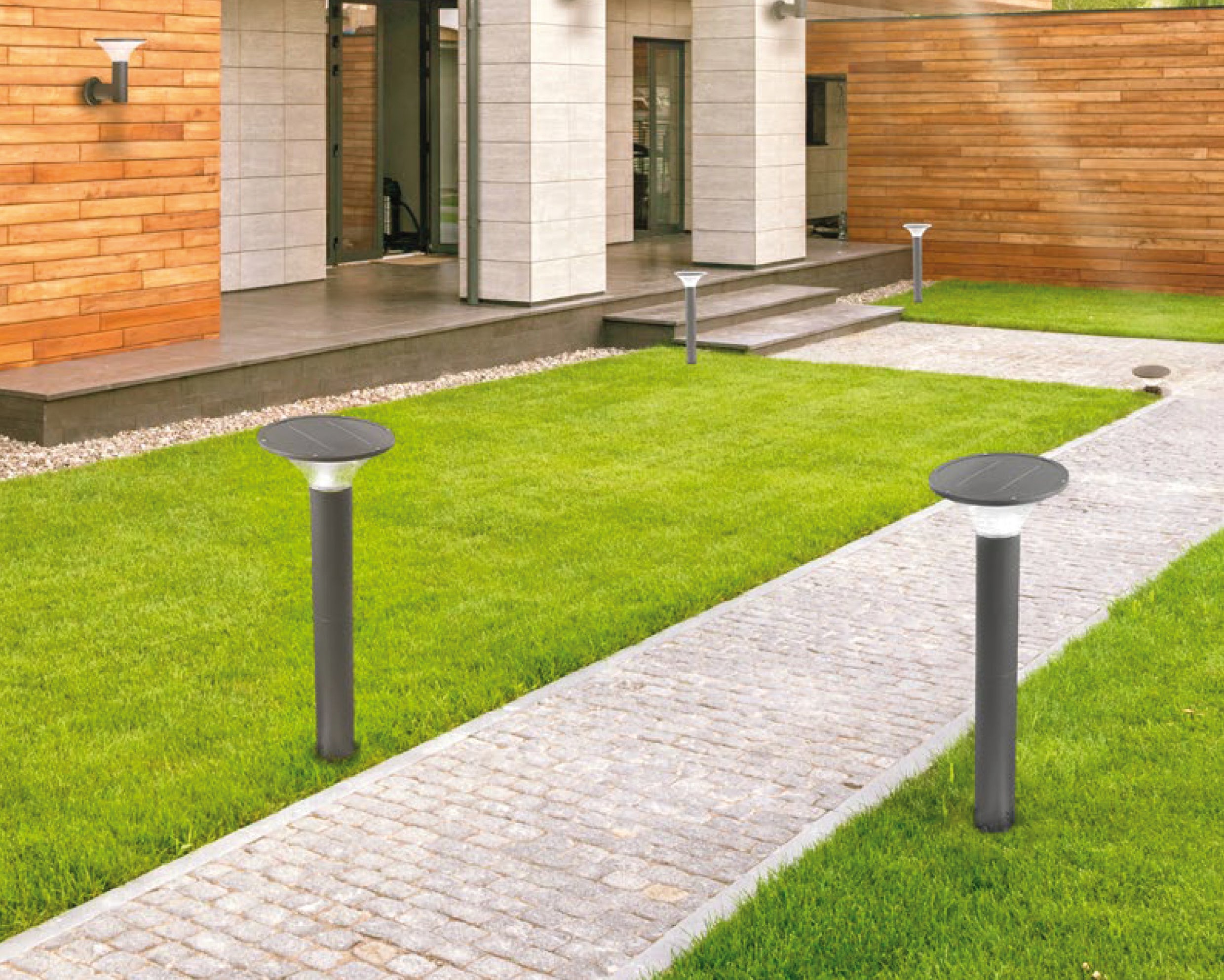 Century PALETTO DA GIARDINO A LED SOLARE SUNNY mm. 600 H 2 W - 160 lumen - 3.000K / 4.000K / 6000K