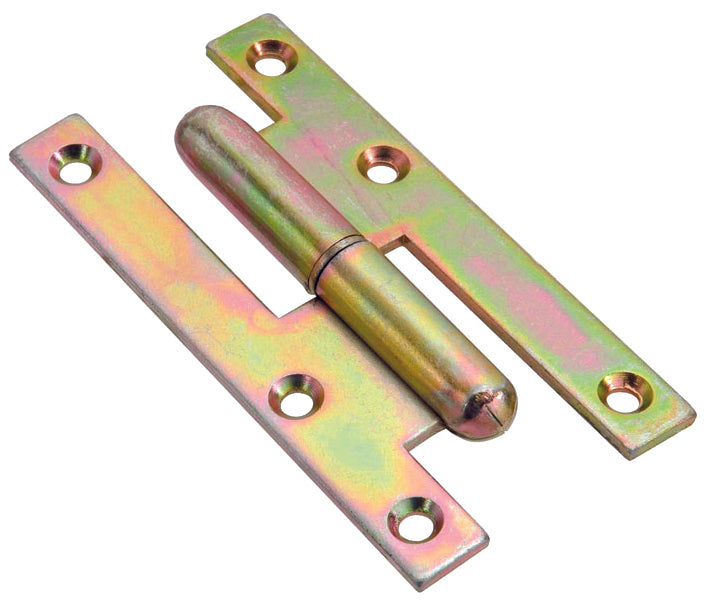 CERNIERA A BANDELLA POMELLA  acciaio tropicalizzato mm.140x60 Sx 12.00 pz