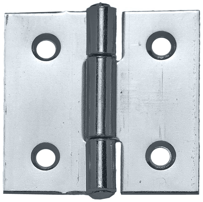 CERNIERA QUADRA PERNO FISSO IN ACCIAIO ZINCATO mm. 50x50 24.00 pz