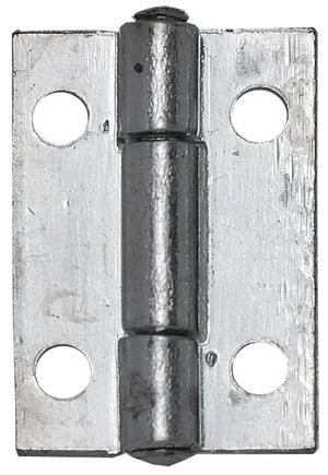 CERNIERA STRETTA PERNO FISSO IN ACCIAIO ZINCATO mm. 31,5x23 24.00 pz