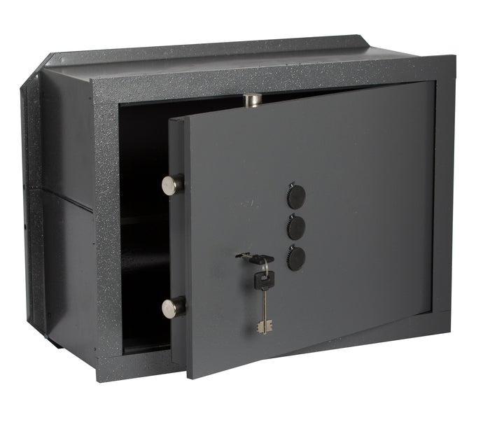 Cisa CASSAFORTE DA MURO Art. 82210 Chiusura con chiave+combinatore mm. 490x200x360 h
