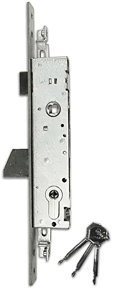 Cisa SERRATURA ALLUMINIO INF. MONT. C/S TRIP. Art. 46227 E.25 Ambidestra F.22 Cilindro Spillo