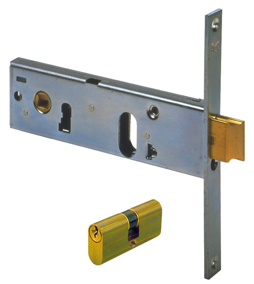 Cisa SERRATURA ALLUMINIO INF.FASCE 2M+S CON CILINDRO Art. 44150 E.70 - F.16