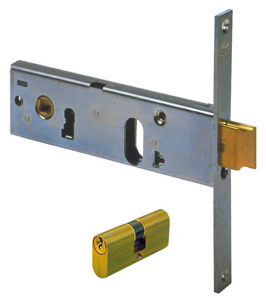 Cisa SERRATURA ALLUMINIO INF.FASCE 2M+S CON CILINDRO Art. 44150 E.70 - F.16