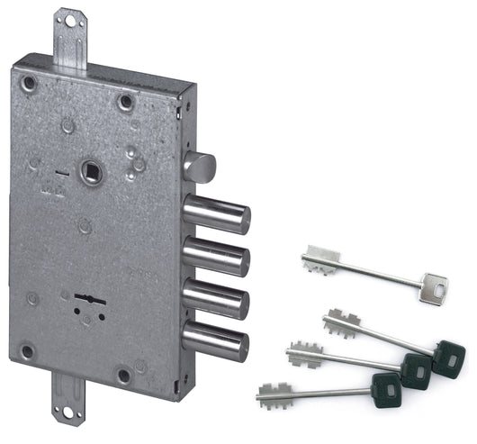 Cisa SERRATURA PORTE BLINDATE APPL. D/M 4M+S TRIP. Art. 57515.68 E.68