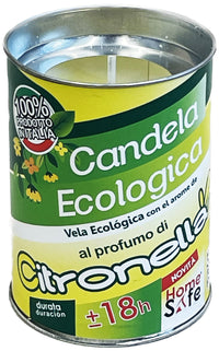 CITRONELLA IN CANDELA MADE IN ITALY Ø cm. 6x8 h