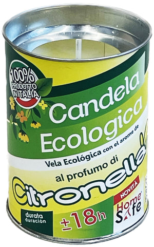 CITRONELLA IN CANDELA MADE IN ITALY Ø cm. 6x8 h