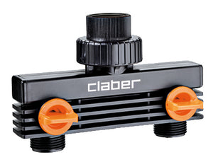 Claber PRESA A 2 VIE IN BLISTER Art. 8589 mis. 3/4M