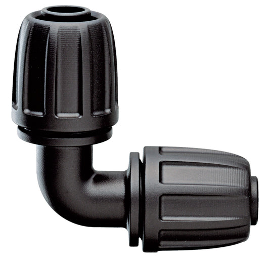 Claber RACCORDO AD ANGOLO PER TUBO COLLETTORE PER IMPIANTI A GOGGIA Art. 91025 mis. 1/2