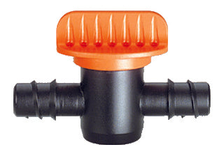 Claber RUBINETTO PER TUBO COLLETTORE PER IMPIANTO A GOCCIA Art. 91280 mis. 1/2