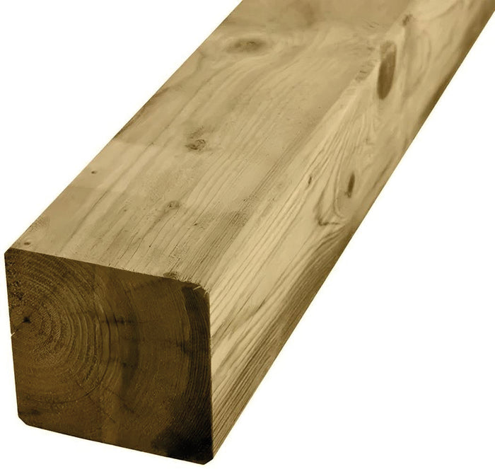 Confine PALO QUADRO IN LEGNO cm. 7x7x130 h