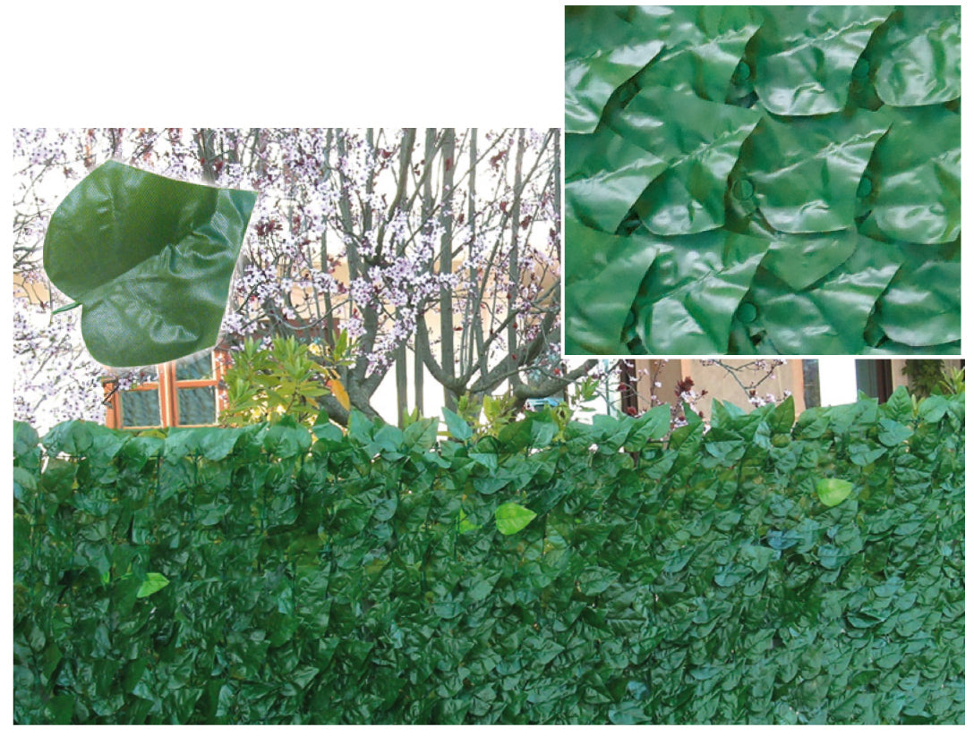 Confine SIEPE ARTIFICIALE EDERA STAR  mt. 1x3