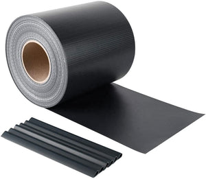 Confine STRISCIA FRANGIVISTA IN PVC + 20 CLIP (450 gr/m) cm. 19x35 mt col. Antracite