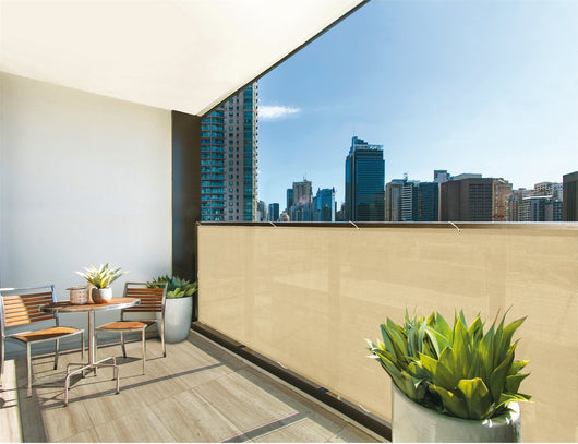 Confine TELO FRANGIVISTA PER BALCONE mt. 6x0,9 h Col. Beige