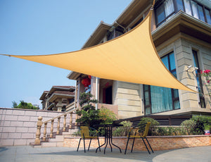 Confine VELA OMBREGGIANTE TRIANGOLARE Col. Beige mt. 3,6x3,6x3,6