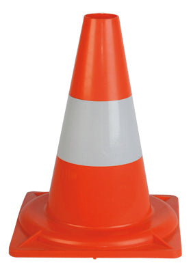 CONO SPARTITRAFFICO col. Arancio/Bianco h. cm. 33 (base 23x23) 20.00 pz