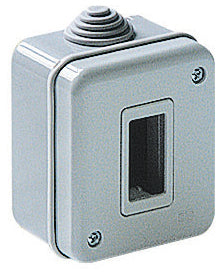 CONTENITORE DA ESTERNO IP40 col. Grigio 1 posto 36.00 pz