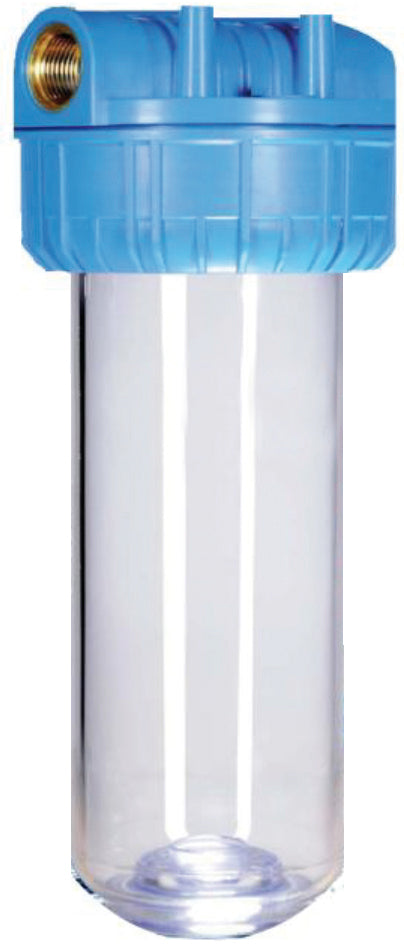 CONTENITORE VUOTO PER CARTUCCE FILTRANTI mis. 10 attacco  3/4