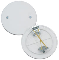 COPERCHIO CON GRAFFE PER CASSETTA DA INCASSO TONDA Ø 65 mm 50.00 pz