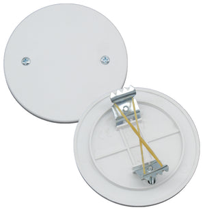 COPERCHIO CON GRAFFE PER CASSETTA DA INCASSO TONDA Ø 65 mm 50.00 pz