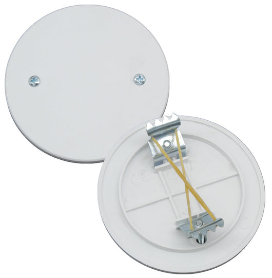 COPERCHIO CON GRAFFE PER CASSETTA DA INCASSO TONDA Ø 65 mm 50.00 pz