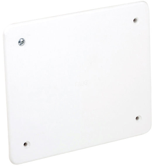 COPERCHIO PER SCATOLA DI DERIVAZIONE DA INCASSO CON VITI mm. 92x92 10.00 pz