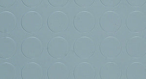 COPRIPAVIMENTO IN PVC BOLLATO GRIGIO Rt. Mtl 25x mt.2 h spess. mm.1 50.00 mq